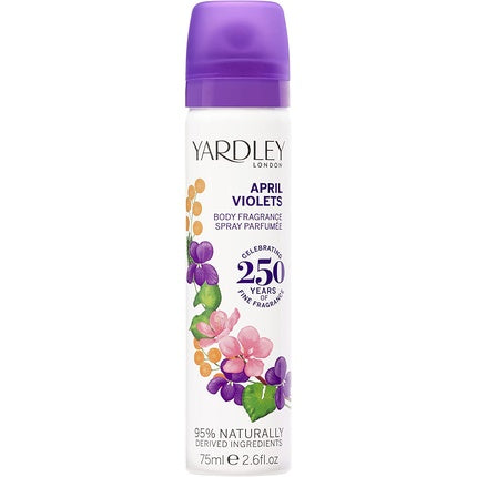 Spray de corp, Yardley London, April Violets, 75 ml