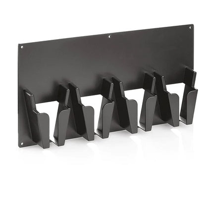 XanitaliaPro Sthauer Hair Clipper Wall Mount, suport perete, negru, capacitate 6 cutere