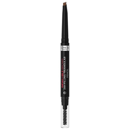 Creion pentru sprancene, L'Oréal Paris, Twist-Up Triangular Tip, Light Brunette