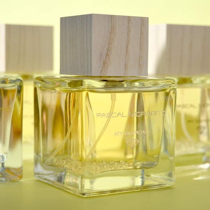 Eau De Parfum, Pascal Morabito, My Diamond, galben, capac lemn