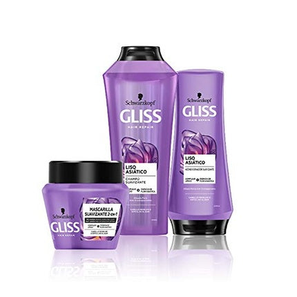 Șampon Schwarzkopf Gliss Liso Asiático 370ml, mov
