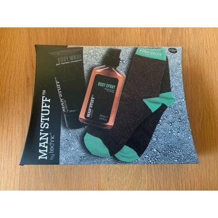 Set Îngrijire Bărbați, Technic Man'Stuff, negru-verde