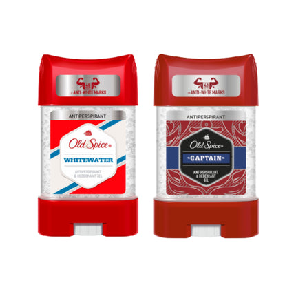Deodorant gel Old Spice, Whitewater/Captain, cu protecție de 48 de ore și fără urme albe, 70ml