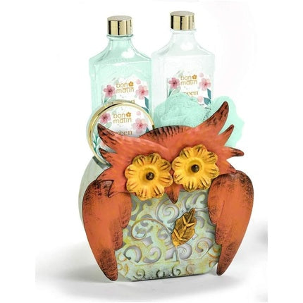 Set Baie Bon Matin Bufniță, 300ml, Verde