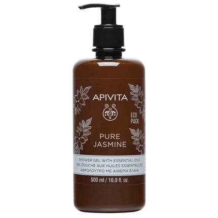 Gel de duș, Apivita, Pure Jasmine, 500 ml