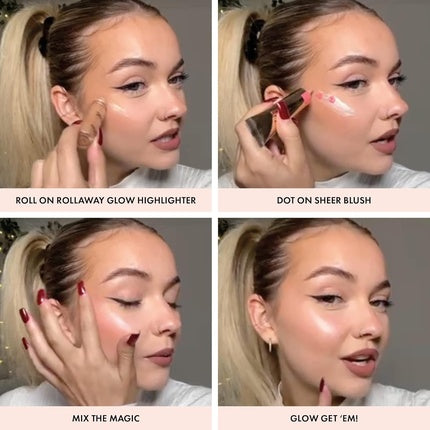 Highlighter, Iconic London, Rollaway Glow, auriu, 8ml