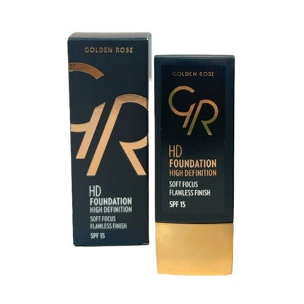 Fond de ten, Golden Rose, HD, hidratare, SPF 15