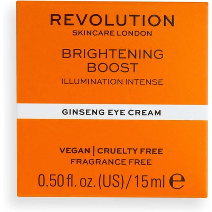 Cremă ochi, Revolution Skincare, Brightening Boost, portocaliu