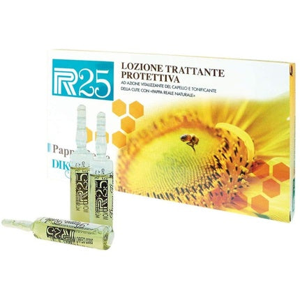 Tratament capilar Dikson R25, Vitalizant și Protector cu Papaya Reală, 6 x 10ml