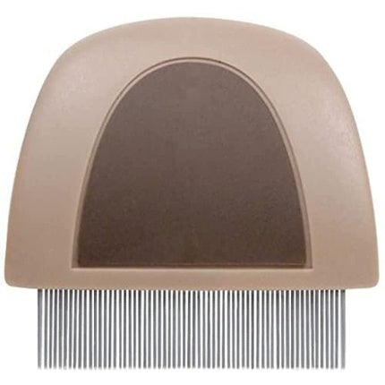 Pieptene pentru păduchi Gloria Small Flea Comb, plastic, beige