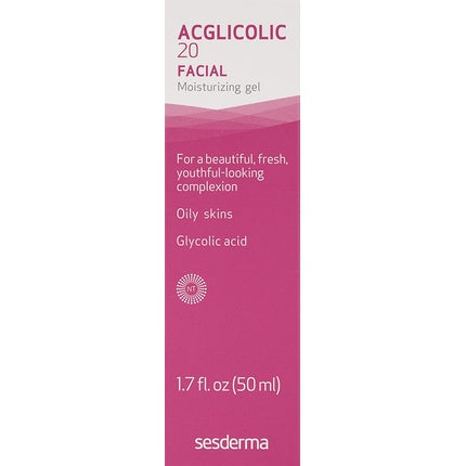 Cremă hidratantă facială, Acglicolic, 50ml, alb