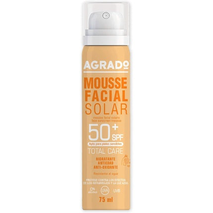 Mousse de plajă, Agrado, SPF 50, textură ușoară