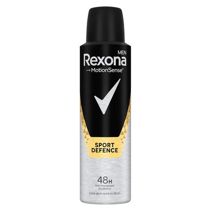 Rexona Men Motionsense Sport Defence Deo Spray, negru/argintiu, 130 ml