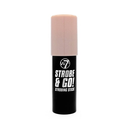 Highlighter W7 Strobe & Go, Pink Light, 5g, finisaj luminos, ambalaj compact