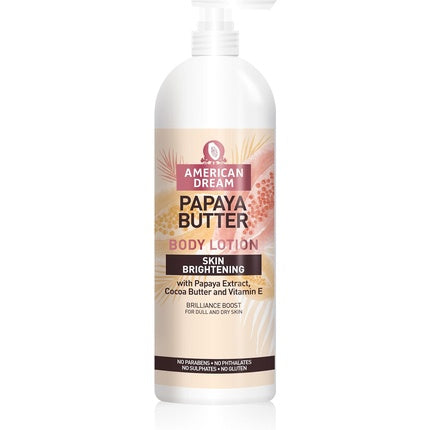 Loțiune de corp American Dream cu unt de papaya, 750ml