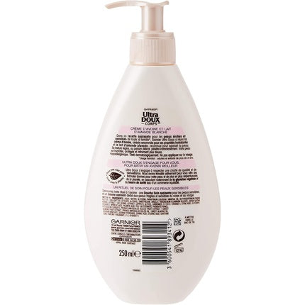 Lotion de corp Garnier Ultra Doux, Hidratant pentru piele uscată și sensibilă, 250ml, cu extract de ovăz