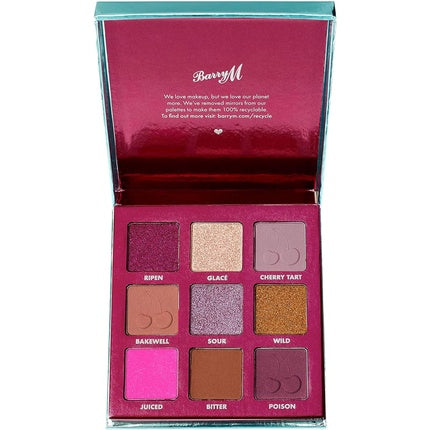 Paletă Farduri Ochi, Barry M, Black Cherry, multicolor