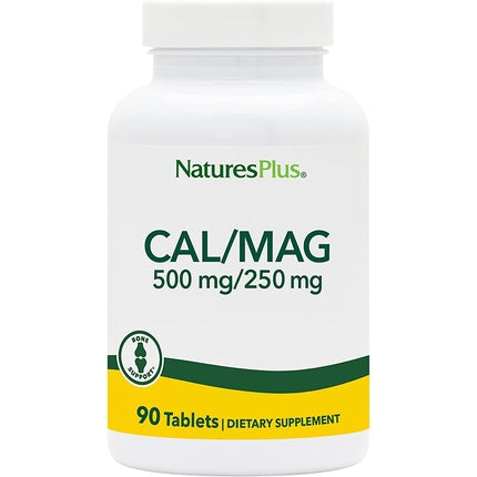 Tablete Calciu și Magneziu, Nature's Plus, 500mg Calciu, 250mg Magneziu