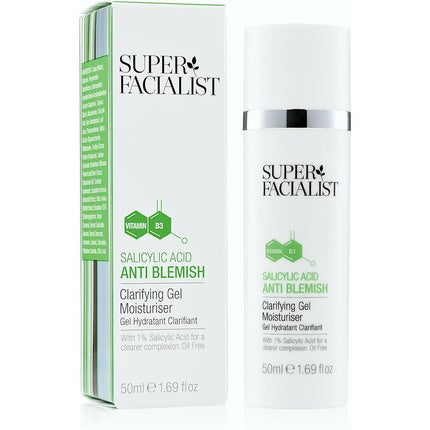 Gel hidratant clarificator Anti Blemish, Super Facialist, 50ml