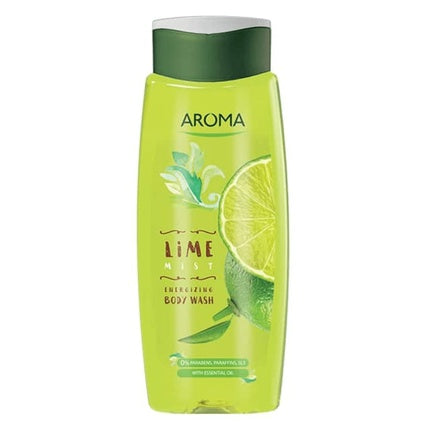 Gel de duș Aroma cu lămâie verde și mentă, 440g, Verde