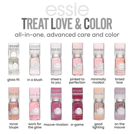 Lac de unghii Essie Treat Love & Color, gri, 13.5ml
