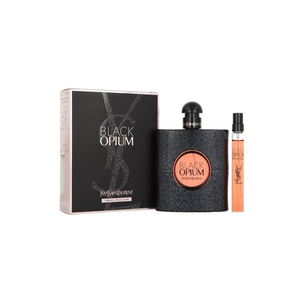 Set Parfum Yves Saint Laurent Black Opium, 90ml + 10ml, Culoare Neagră