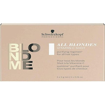 Tratament păr, Schwarzkopf, Blondme Keratin Restore, 5x5g