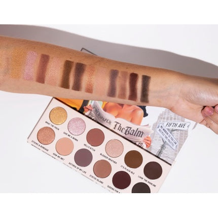 Paletă fard de pleoape, Thebalm, Miss Nude York, nuanțe neutre