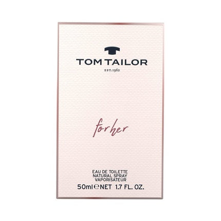 Eau de Toilette Tom Tailor pentru Ea 50ml - Combinatie Sportivă și Elegantă de Piersică, Trandafir și Mască