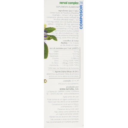 Complex Nerval, Soria Natural, Composor 28, 50 ml