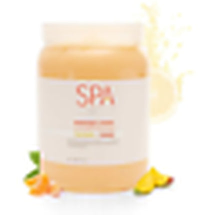 Cremă Masaj, Queen Nails, Mandarină și Mango, 16oz