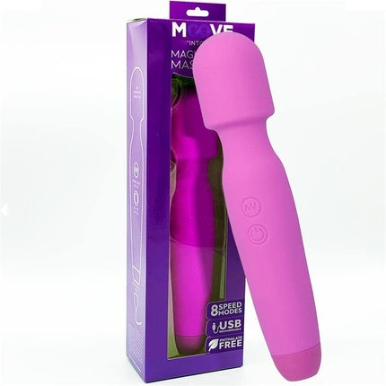 Masaj Manual, Moove, Magic Wand, Silicon, Mov