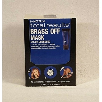 Mască de păr Matrix Total Results Brass Off Mask, 30 ml