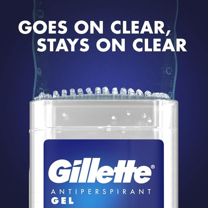 Antiperspirant Gel Gillette Clear Gel Champion Gold pentru bărbați, 70ml