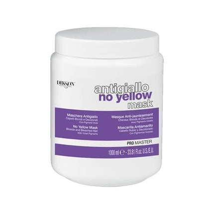 Mască de păr, Dikson, Promaster Yellow Toning Mask, alb, 1000ml