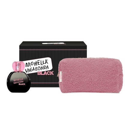 Set parfum femei, Monella Vagabonda, Black, 100ml + Etui roz