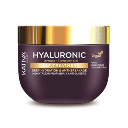 Masca de păr Kativa Hyaluronic Keratin & Coenzyme Q10, 300ml, violet