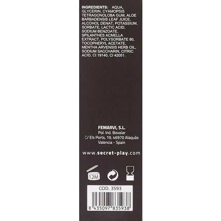 Lubrifiant, Secret Play, gel, 500g