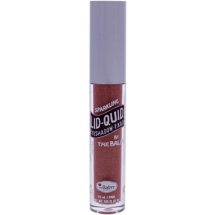 Umbra lichidă pentru ochi, theBalm, LID-QUID Sparkling Liquid Eyeshadow Bellini, culoare roz pal auriu, capacitate 4.5 ml