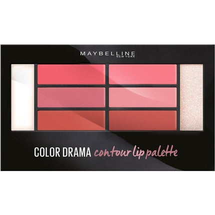 Paletă contur buze, Maybelline New York, Color Drama 02 Blushed Bombshell