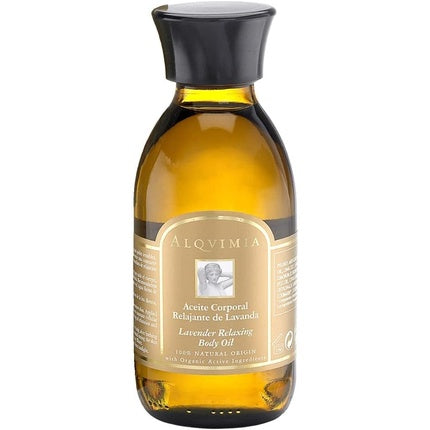 Ulei de corp Alqvimia Lavender Relaxing 150ml, sticlă maro