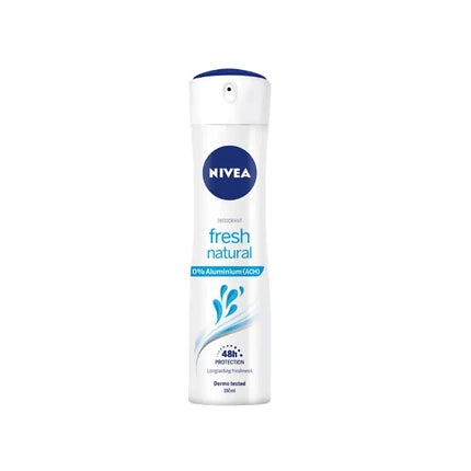 Nivea Fresh Natural, Deodorant Spray, Fără Aluminiu, 150ml, Albastru