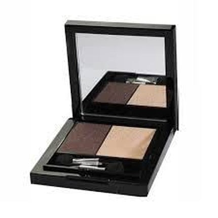 Pachet farduri pentru ochi Chen Yu Glamour Eyeshadow Duo 120, 2 culori (maro închis, bej), oglindă