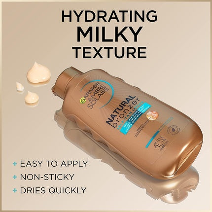 Loțiune Autobronzantă, Garnier, Ambre Solaire, Ulei de caise, 200ml