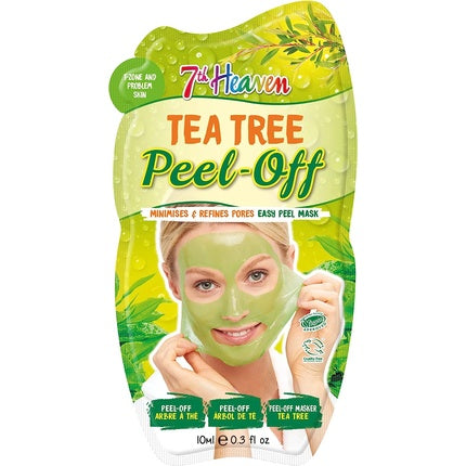 Masca faciala peel-off, 7th Heaven, Tea Tree, 10ml