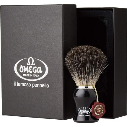 Pensulă Ras, Omega, Puro Tasso, negru