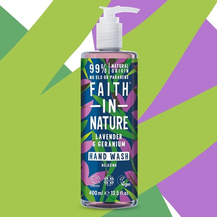 Săpun lichid, Faith In Nature, Lavender & Geranium, 400ml