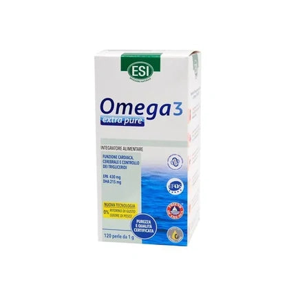 Supliment Omega 3 Esi Extra Pure cu Omega 3 și Vitamina E, 120 perle