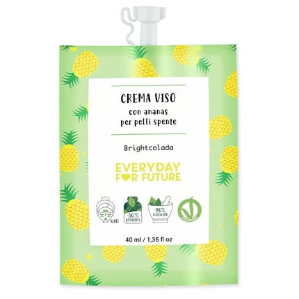 Crema de zi pentru față Brightcolada, Everyday For Future, cu ananas, 40 ml
