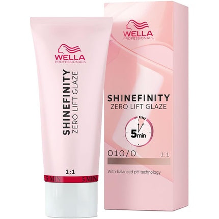 Vopsea de păr, Wella, Shinefinity 010/0 Light Blonde Natural, 60ml